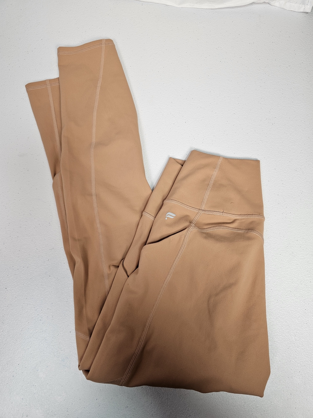 Fabletics Kids Leggings in Tan